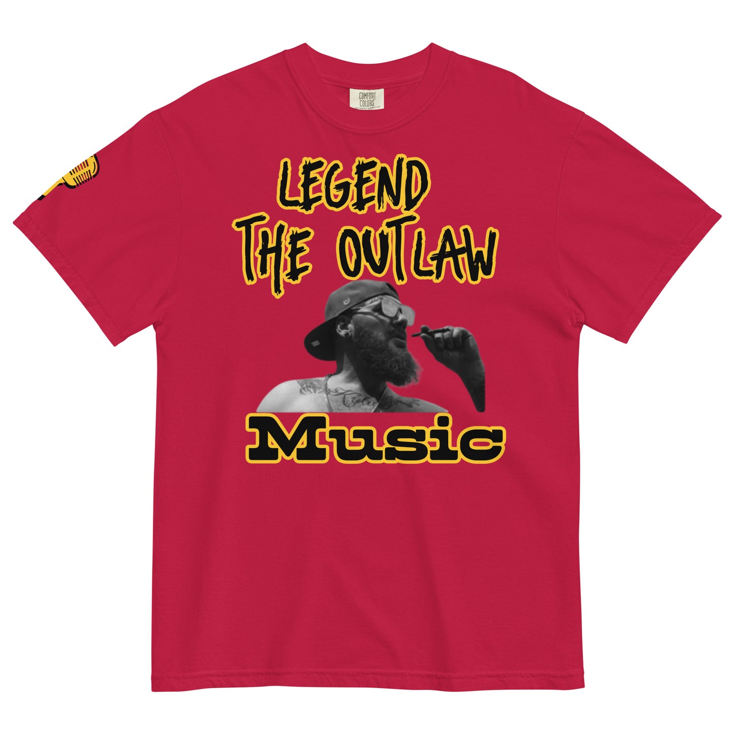 Unisex garment-dyed heavyweight t-shirt